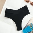thumbnail image 6 of Traceless Thongs for Women Girls No Show Thong Underwear,Lady Breathable Bikini Panty G-String Soft Undie,Tanga Gifts, 6 of 15