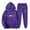 Purple, variant on BVOFAR Tracksuit for Women 2 Piece Baggy Funny Heart Print Hoodies Soft Comfy Pants Casual Long Sleeve Sweatsuits Set with Pockets 2025