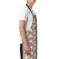 thumbnail image 3 of Honeii Raccoon Print Waterproof Apron, Adjustable Kitchen Apron with Pockets,for Gardening, Dishwashing, Meat Processing, Car Washing, and Pet Grooming, 3 of 8