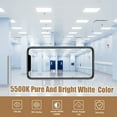 thumbnail image 3 of 12Pack 2X2FT LED Flat Panel Light,45W, 5800 lumens,5000K,Recessed Edge-Lit 0-10V Dimmable 2x2 LED Light Fixture,ETL Listed, 3 of 7