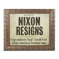 thumbnail image 2 of Trademark Fine Art "Nixon" Canvas Art by Color Bakery Gold Ornate Frame, 2 of 4