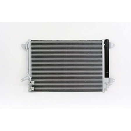 A-C Condenser - Pacific Best Inc For/Fit 3889 Jetta Hybrid Volkswagen Jetta Sedan Beetle Coupe w/ Receiver &