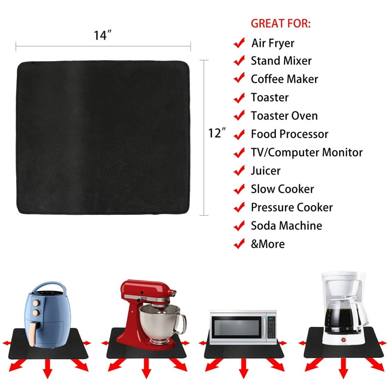 4PCS Kitchen Countertop Appliance Sliders Mat - Scratch Protecting