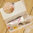 thumbnail image 5 of 4 Packs 15 Grids Clear Plastic Craft Organizers and Storage, Bead Organizer Jewelry Storage Adjustable Compartments Assortment Box Tool Container for Screw Organizer and Small Parts Organizer, 5 of 6