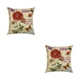 thumbnail image 3 of Maytalsory Easy To Change Flowers Pillowcase Addition To Home Decor Polyester Decorative Pillow Cushion Covers Soft Durable kztym001-3 2Set, 3 of 6