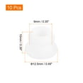 thumbnail image 3 of Uxcell Silicone Snap in Locking Hole Plugs,Rubber Panel Seal Cover Flush Type Panel Round for Kitchen 9mm White,10Pcs, 3 of 6