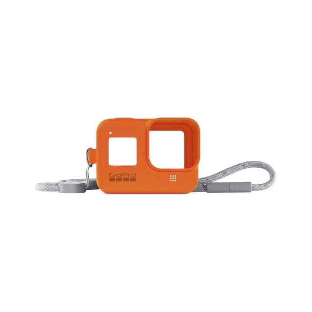 Funda de Silicona GoPro y Kit de Cordón Ajustable para GoPro HERO8 (Naranjada)