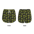 thumbnail image 5 of Picia Cartoon Kawaii Frogs1 Pattern Women's 2 in 1 Athletic Running Shorts High Waisted Workout Casual Gym Sweat Shorts with Comfy Liner Zipper Pockets-X-Large, 5 of 9