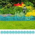thumbnail image 4 of Mlkoz Garden Fence, Plastic Garden Fence Picket Fence Edgings For Lawns Flowerbeds Plant Borders Decorative Yard Decorative Scenery Road Panels Weather Proof Plastic Garden Fence, Women Gifts, 4 of 6