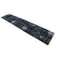 thumbnail image 3 of MagicRugs Dark Navy & Gray 2X10 Contemporary Runner Rug, 3 of 11