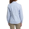 thumbnail image 2 of Dickies L254 Women's Oxford Long Sleeve Shirt - Blue/ White Stripe - XL, 2 of 2