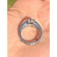 thumbnail image 2 of Sparkle Jewels Round Cut Cubic Zirconia Enhancer Wrap Women Ring Guard 14K White Gold Plated, 2 of 5
