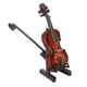 thumbnail image 4 of Violín en miniatura, violín en miniatura de madera de 8 cm Mini violín Mini modelo de violín Rendimiento finamente afinado Jadeshay A, 4 of 8