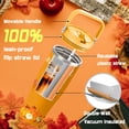 thumbnail image 6 of Happy Fall Y''all Tumbler, Fall Cup 30 Oz Tumbler with Handle and Flip Straw, Insulated Autumn Mugs Keeps Drinks Cold & Hot, Stainless Steel Fall Coffee Mug Fall Themed Thanksgiving Gifts For Women, 6 of 6