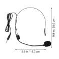 thumbnail image 2 of Shisuyan Black Lavalier Microphone Accessory Plastic Unidirectional Pickup for Indoor Recording 1Set, 2 of 8