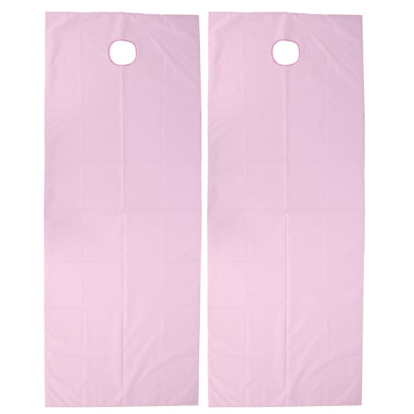 2 sábanas para salón de belleza, transpirables, resistentes al aceite, impermeables, para mesa de masaje de spa, color rosa