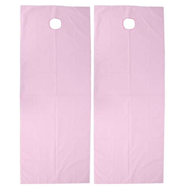 2 sábanas para salón de belleza, transpirables, resistentes al aceite, impermeables, para mesa de masaje de spa, color rosa