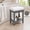 Gray, variant on Y&M Shower Bench, HDPE Waterproof Bathroom Seat with Storage Shelf, Indoor Shower Stool for Adults, Gray