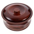 thumbnail image 6 of HONMEET Dark Red Wooden Storage Box with Lid, Food and Snack Organizer, Candy Container for Kitchen and Pantry, 6 of 8