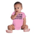 thumbnail image 2 of Born To Go Cycling With My Daddy Romper Boys or Girls Infant Baby Brisco Brands 12M, 2 of 7