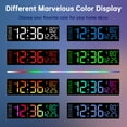 thumbnail image 3 of Reloj de pared digital Soobest de 14.2 pulgadas con temporizador y cambio de color, 3 of 7