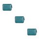 thumbnail image 3 of Monedero Qarigey para hombre corto billetera de bolsillo con cremallera piel de vaca bloqueo Rfid gran capacidad, 3 of 6