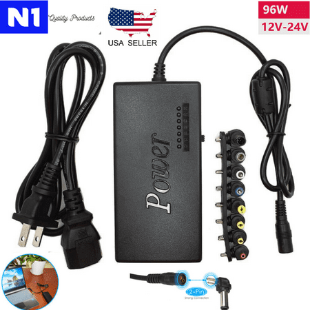 Universal Laptop Charger AC Adapter 96W for Most Brands Lenovo, HP, Samsung, Dell, Sony, Asus, Acer