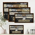 thumbnail image 4 of Designart ' I Love Being Awesome School Quotes ' Rustic Canvas Wall Art Print, 4 of 4
