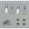 thumbnail image 1 of Robart Manufacturing 4-40 Rod Ends w/Screws & Nuts, 1 of 3