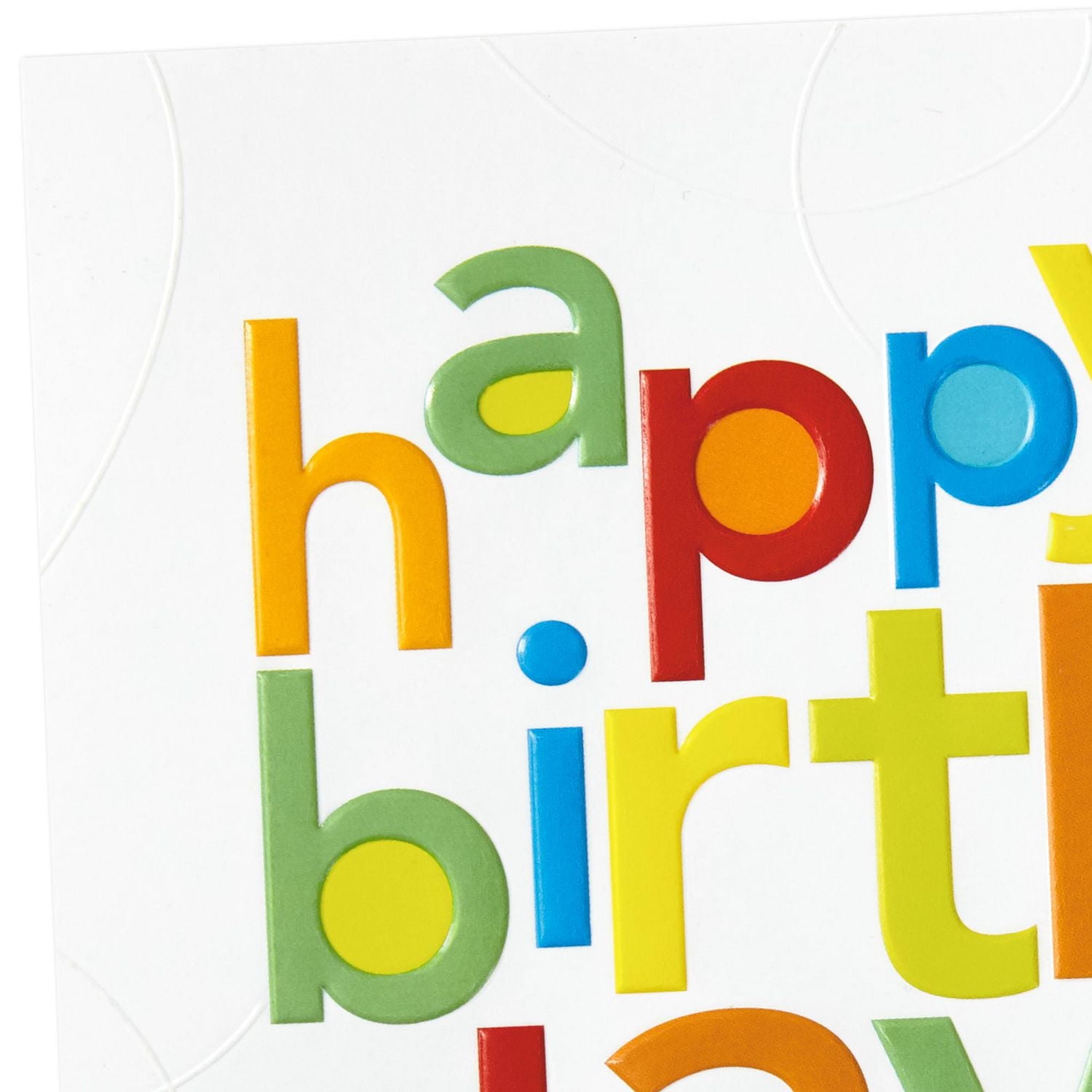Hallmark Birthday Card, Bright Wishes