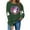 Army Green, variant on Womens Halloween Sweatshirts Crewneck Printed Shirts Fall Winter Long Sleeve Sweaters Casual Blouses Loose Fitting Sweatshirt Pullover Top Halloween Costumes