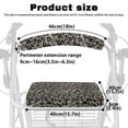 thumbnail image 6 of COEQINE Leopard Print Medical Products Rollator Walker Seat & Back Cover Walker Seat Cover for Men Walker Protection Decor Covers for People Using Walking Frame Seat, 6 of 7