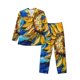 thumbnail image 1 of Balery vintage Starry Sunflower Pijama para Hombre de Dos Piezas con Manga Larga, Conjunto de Dormir y Descanso Suave con Bolsillos-Large, 1 of 7