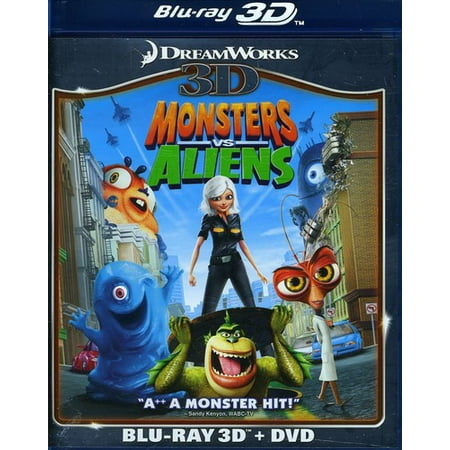 Monsters Vs Aliens (Blu-ray + DVD). 