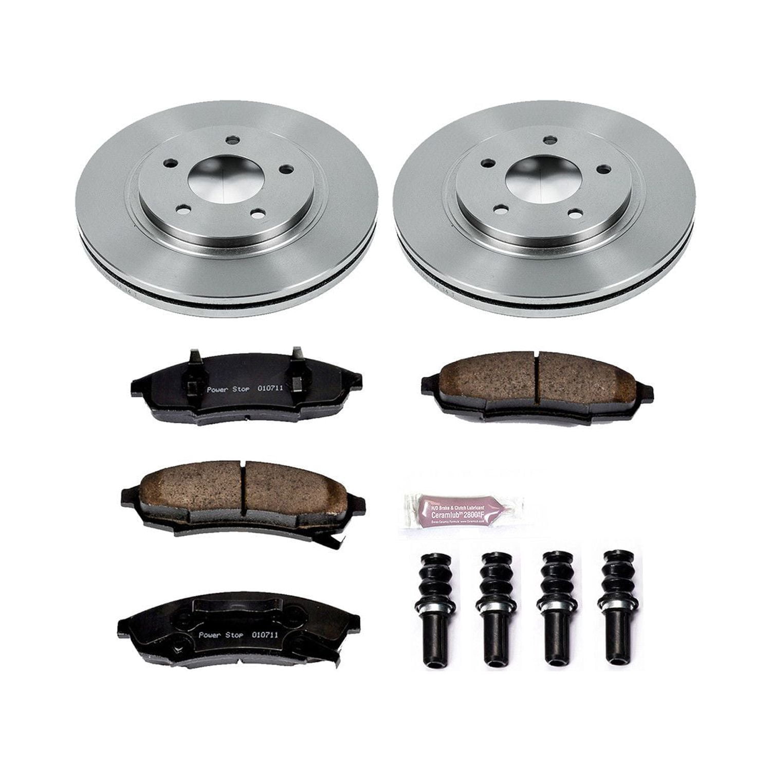 Power Stop Front Stock Replacement Brake Pad and Rotor Kit KOE3018