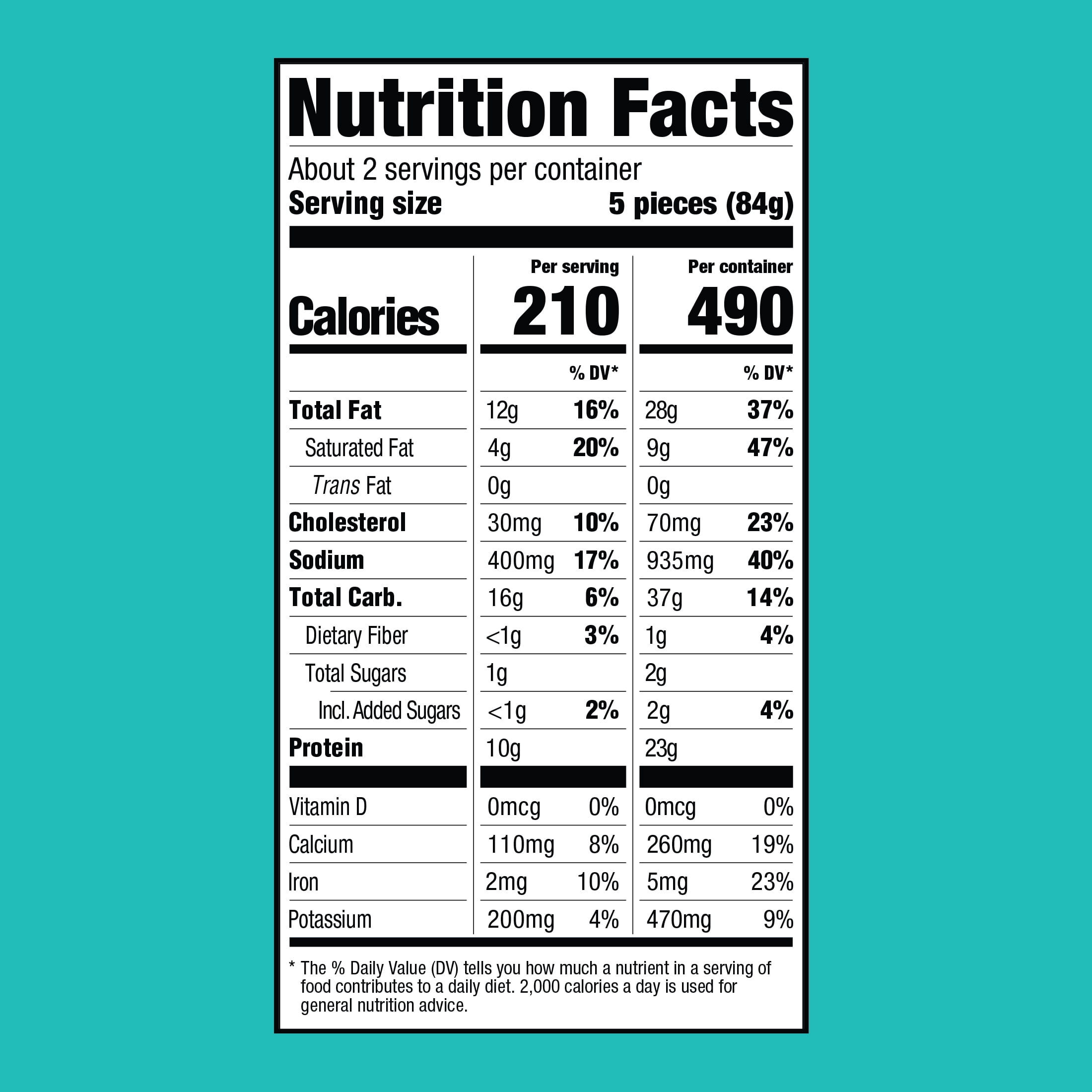 Scooby-Doo Nacho Chicken Bites, 7 oz Box (Frozen)