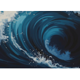 thumbnail image 4 of Ocean Wave Themed Background Backdrop Banner Party Decorations Photography Props Summer Beach Event Decor Background for Celebrations, 4 of 8