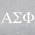 thumbnail image 3 of CafePress - Alpha Sigma Phi Greek Letters White Long Sleeve T Shirt - Womens Baseball Tee, 3 of 4