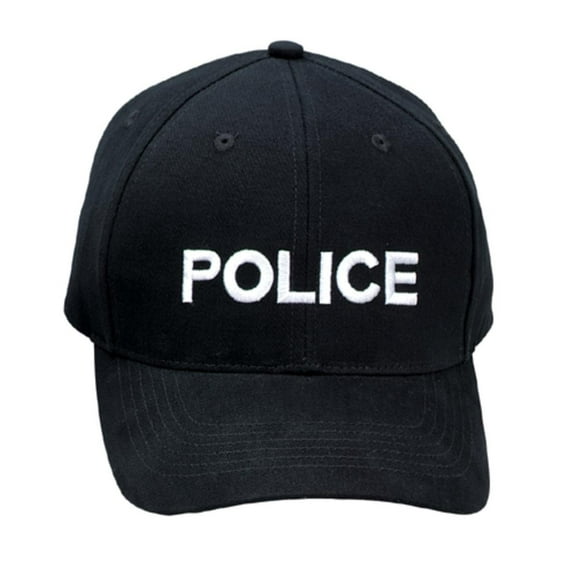 Rothco 10759 Police Supreme Low Profile Insignia Cap, Black