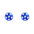 thumbnail image 1 of QualitChoice RISK Professional Rustproof Headset Cover Waterproof Exquisite Wear-resistant 28.6mm Front Fork Cycling Headset Accessories Blue Pentagonal 2Set, 1 of 6