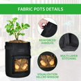 thumbnail image 7 of iPower 5-Pack 10-Gallon Potato Grow Bags Garden Vegetable Plant Pots Container, 7 of 7