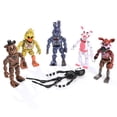 thumbnail image 1 of Juego de muñecos de acción, juguetes, 6 piezas, FNAF Nightmare Five Night, 1 of 5