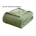 thumbnail image 3 of Ke1Clo Fleece Blanket under $5! Throw Blanket Green for Movie Night with Anti Static Material, 3 of 7