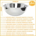 thumbnail image 7 of YBM Home Premium Stainless Steel Mixing Bowl, 6.5 inches - Silver, 7 of 7