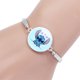 thumbnail image 4 of Disney-pulsera de dibujos animados de Lilo & Stitch, figura de Anime, cúpula de Stitch, pulsera de aleación de cristal, modelo, accesorios, juguete para niños, regalo, 4 of 5