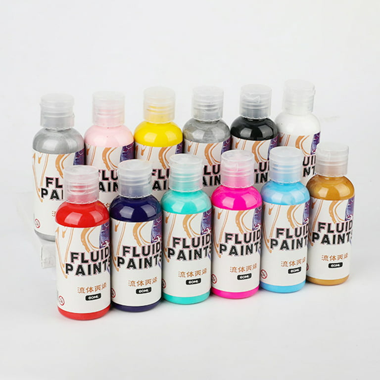 Pigment Art Acrylic Paint, semi-glossy, opaque, white, 75 ml/ 1 bottle