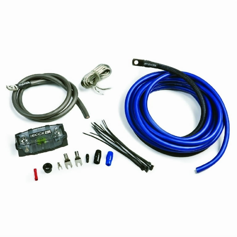 Kicker 46PKD4 Car Audio 4 Gauge OFC Dual Amp Amplifier Install Kit PKD4 New