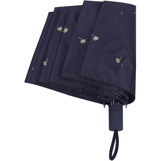 Mini Compact Umbrellas Lightweight UV Protection Windproof Travel Umbrella for Sunny and Rainy