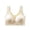 Beige, variant on Lixiuxyad Front Closure Lace Lift Push Up Seamless Underwire Bra For With Side Coverage And Back Support,Bras for Women Beige L