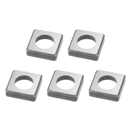 

Uxcell 3/4 x3/16 Carbide Turning Insert Seats Shim Square MS1904 for Indexable Tool Holder 5Pack